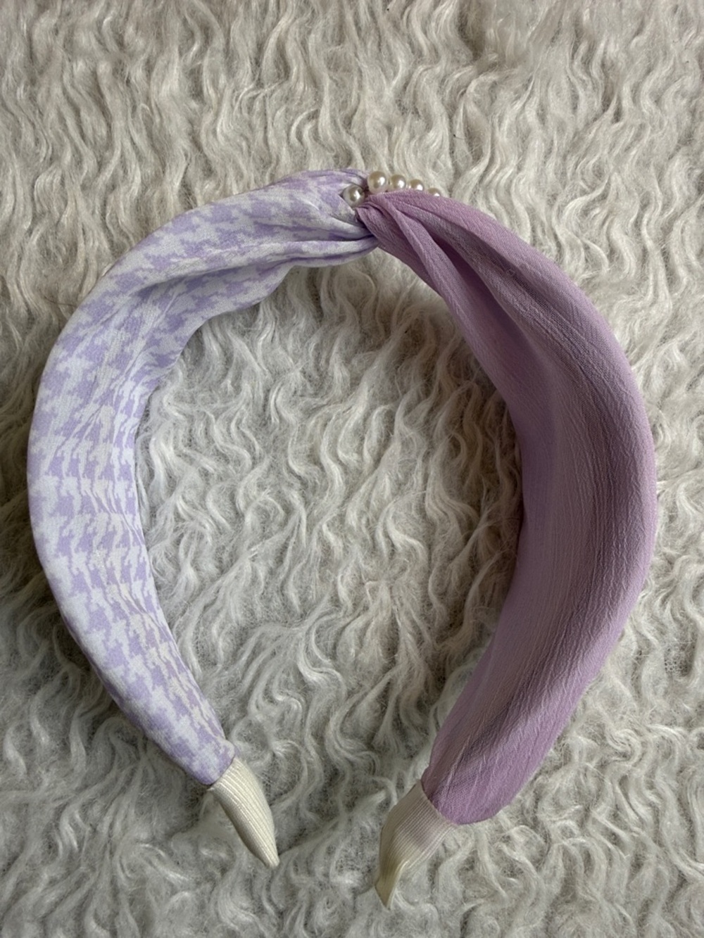 Two Tone Pearl Headband